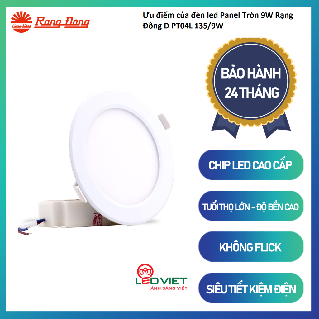 Đèn LED Panel 60x120 80W Rạng Đông D P08 60x120/80W