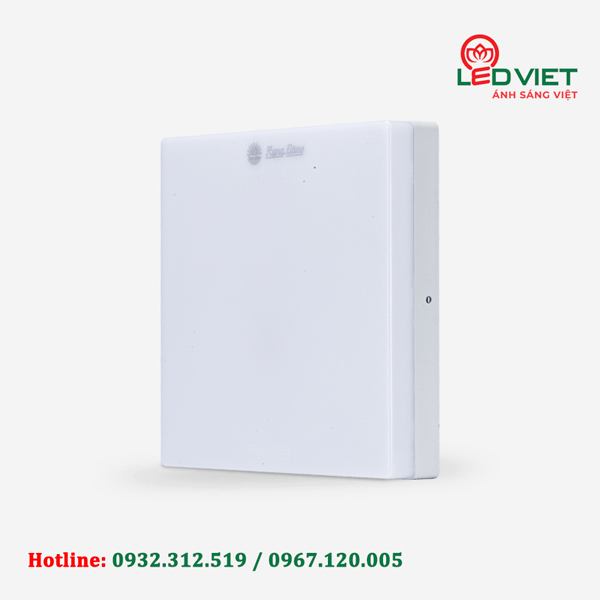 Đèn led ốp trần đổi màu đế nhôm 15W rạng đông LN12 ĐM 170x170/15W