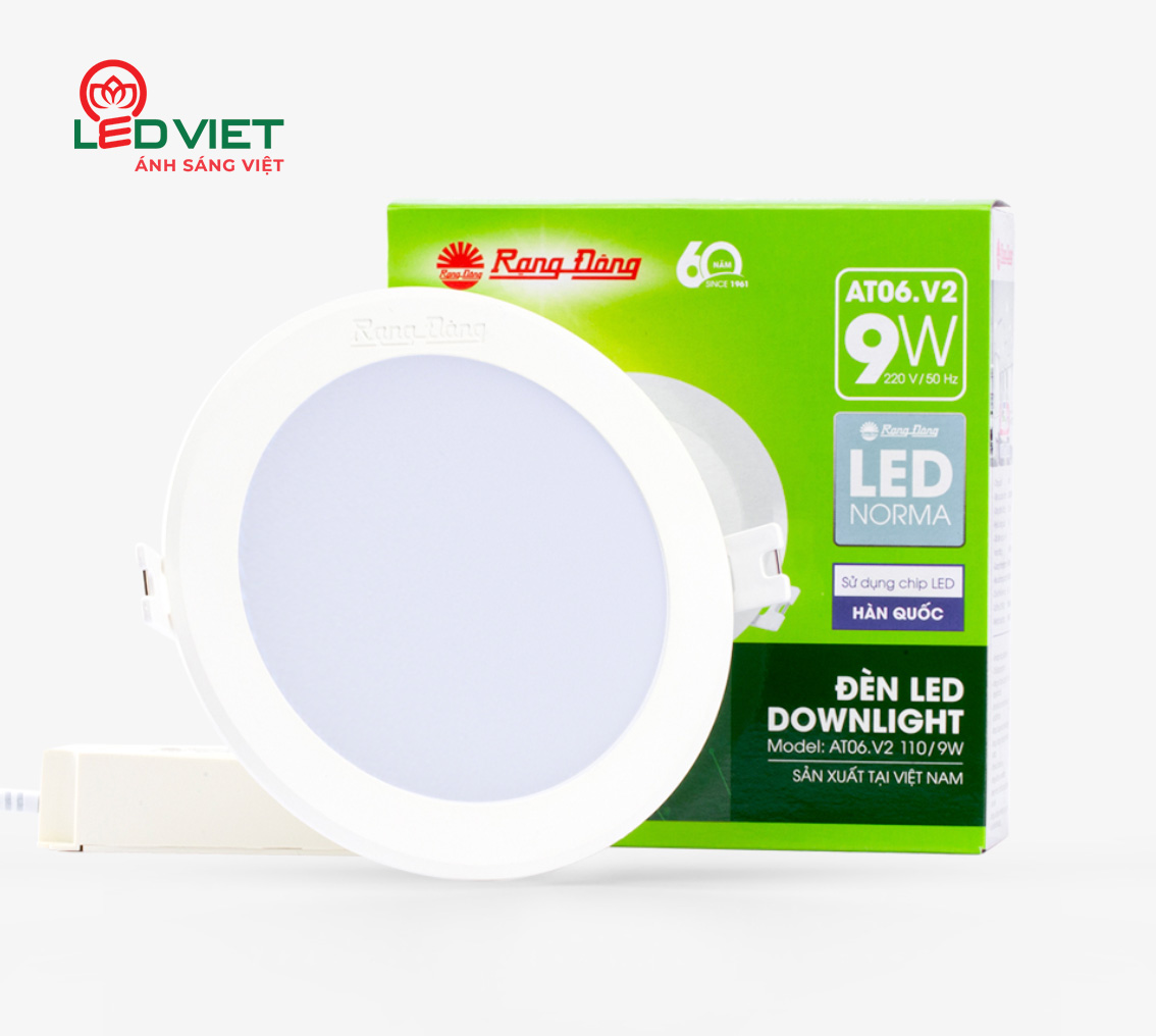 Đèn Led âm trần Rạng Đông AT06.V2 110/7W