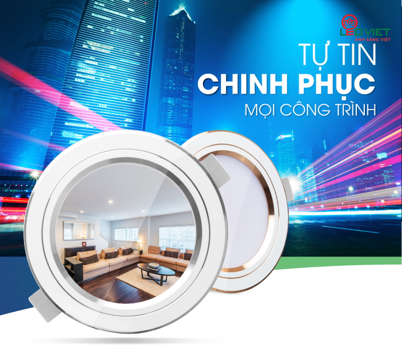 Đèn Led âm trần Rạng Đông đổi màu AT20 ĐM 90/10W cao cấp