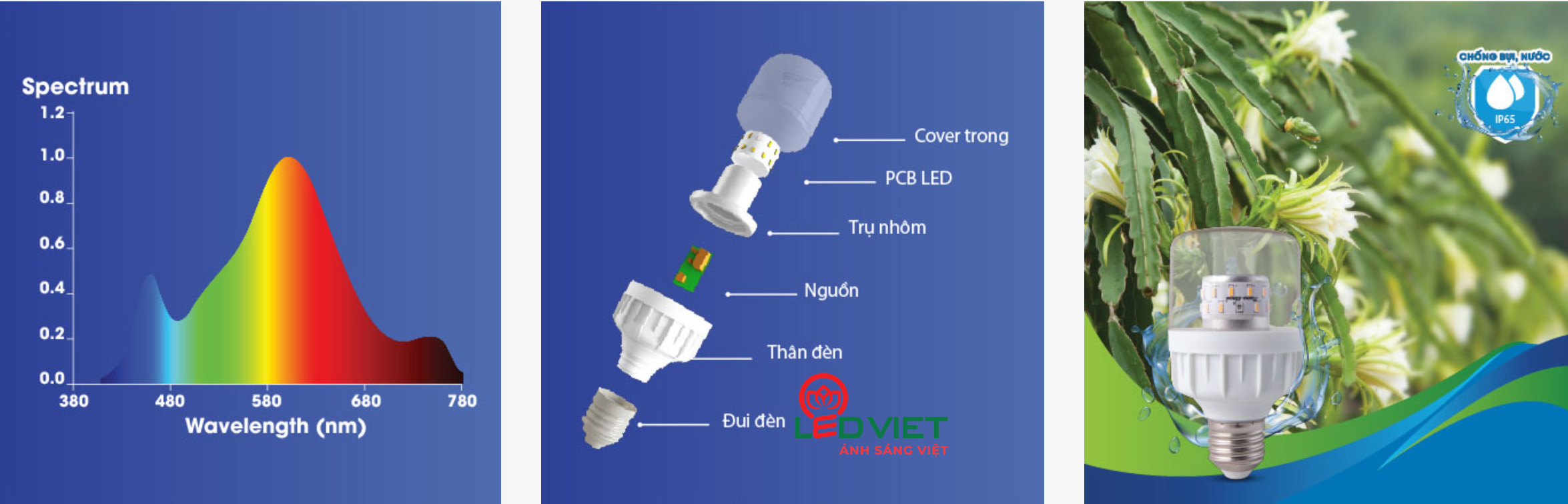 Ưu điểm đèn LED thanh long