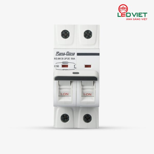 Aptomat ngắn mạch RD.MCB 2P2E 50A