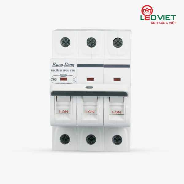 Aptomat ngắn mạch RD.MCB 3P3E 63A