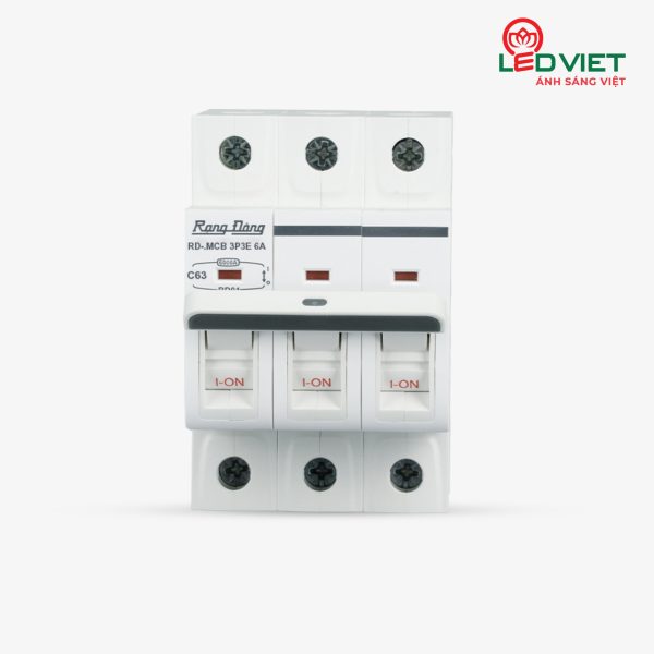 Aptomat ngắn mạch RD.MCB 3P3E 6A