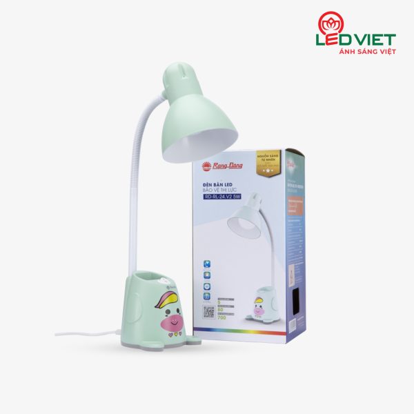 Đèn bàn học Rạng Đông RD-RL-24.V2 xanh nhạt