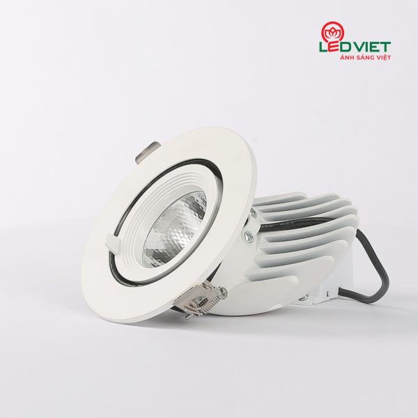 Đèn LED âm trần Rạng Đông xoay góc AT18 100/9W