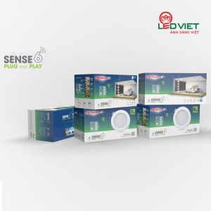Bộ combo đèn âm trần thông minh sense AT16.RM 110/9W.C6