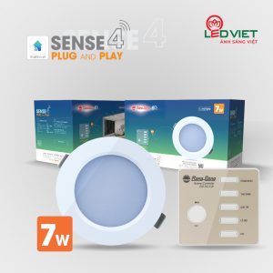 Bộ combo đèn âm trần thông minh sense AT20.RM 90/7W.C4