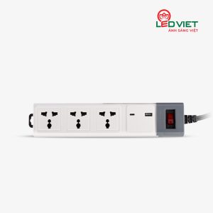 Ổ cắm điện OC02.USB-C 3C/10A (5M)