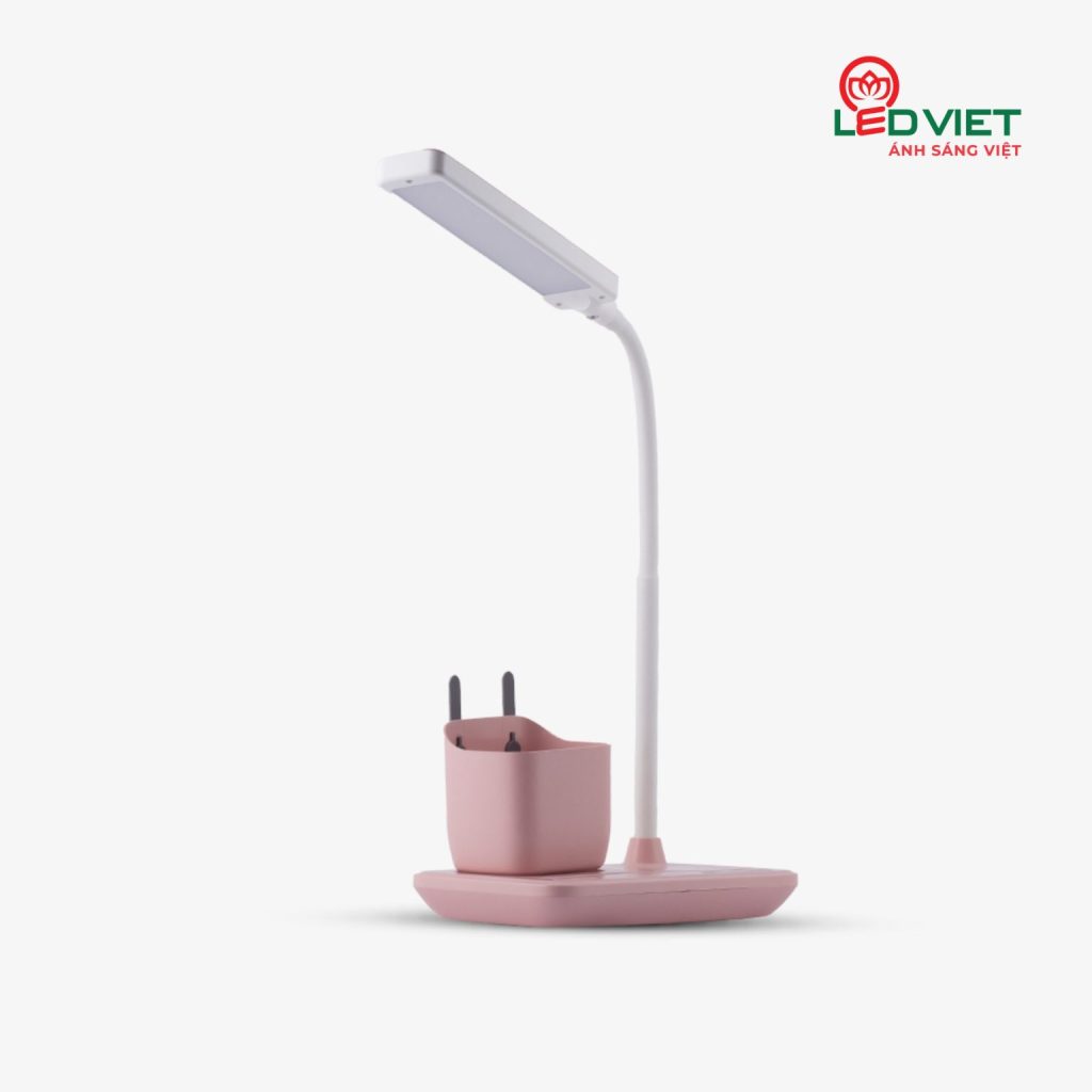 Đèn học tích hợp hộc bút