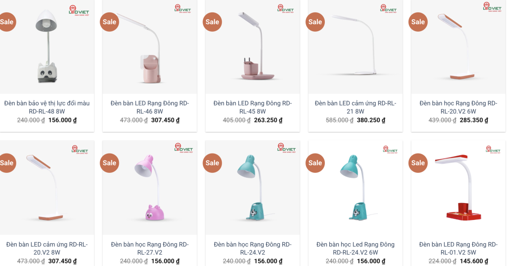Đèn học tại LED Việt